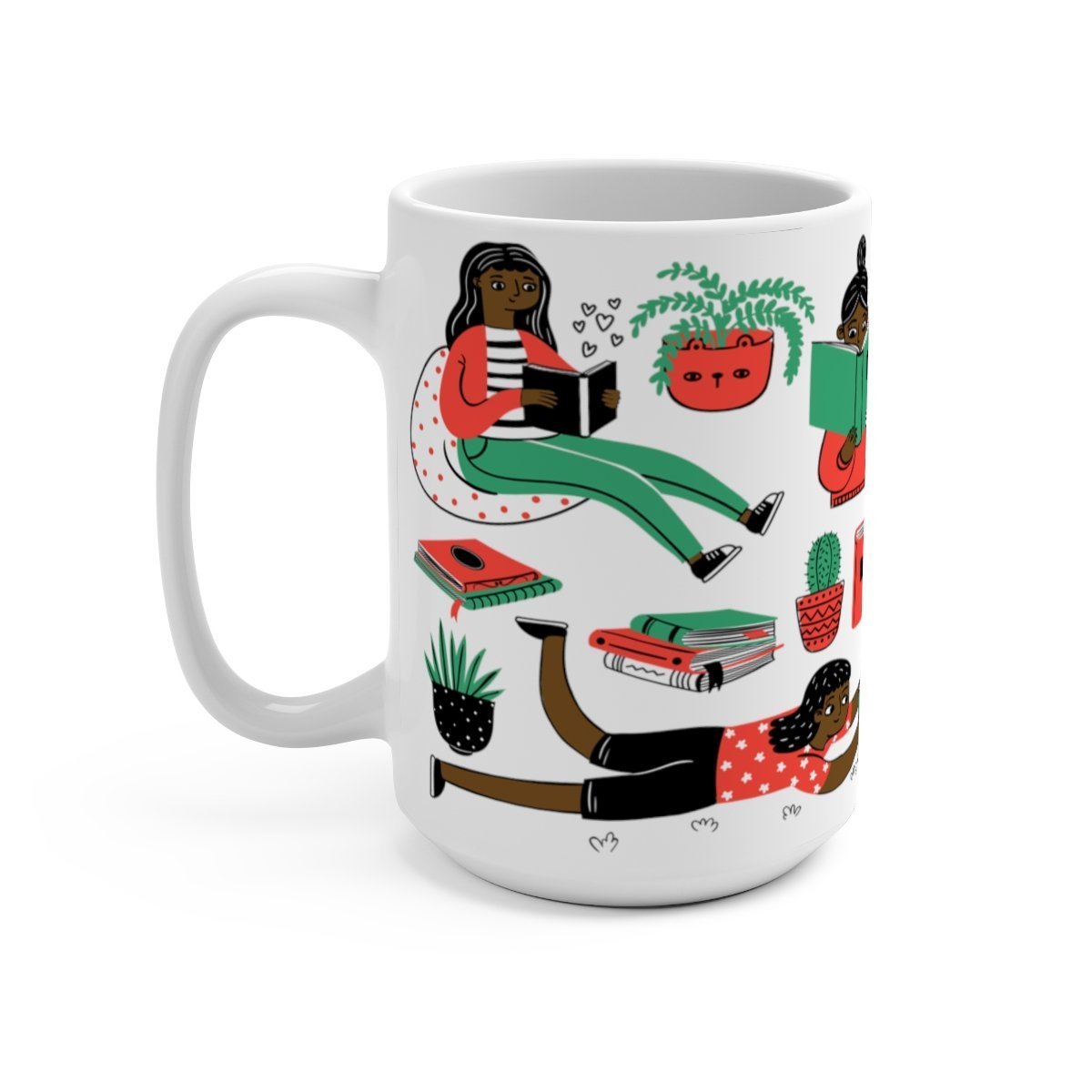 Readers and Plants Mug - The Trini Gee