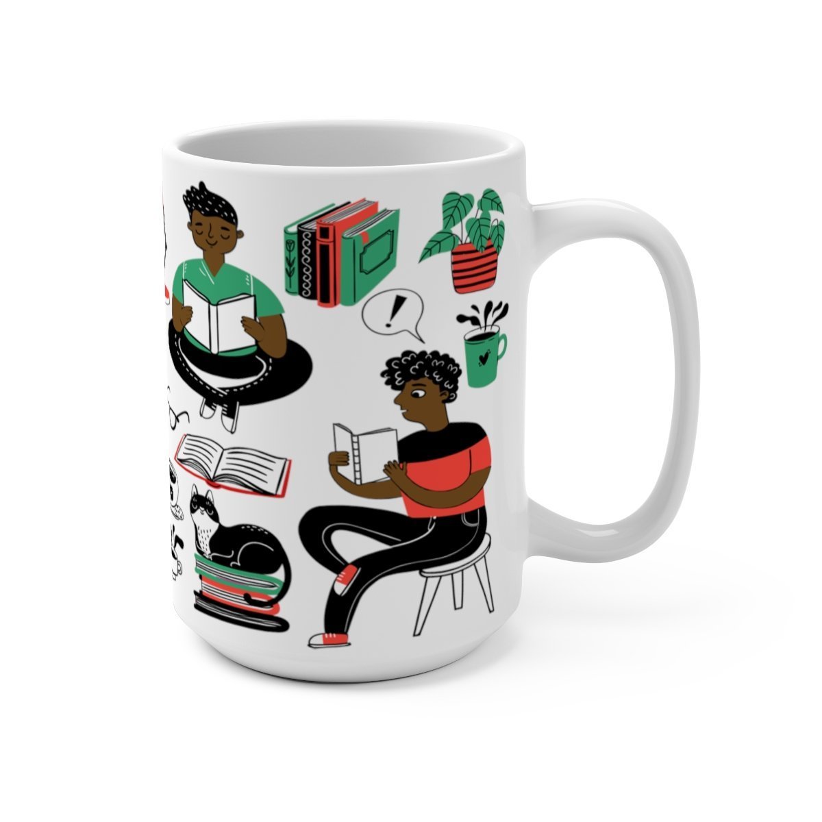Readers and Plants Mug - The Trini Gee