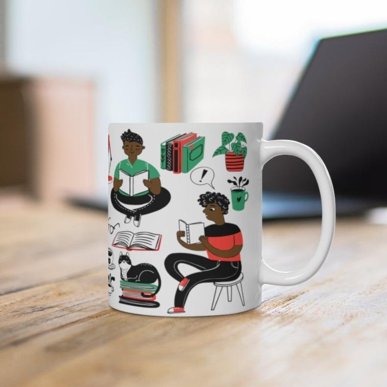 Readers and Plants Mug - The Trini Gee