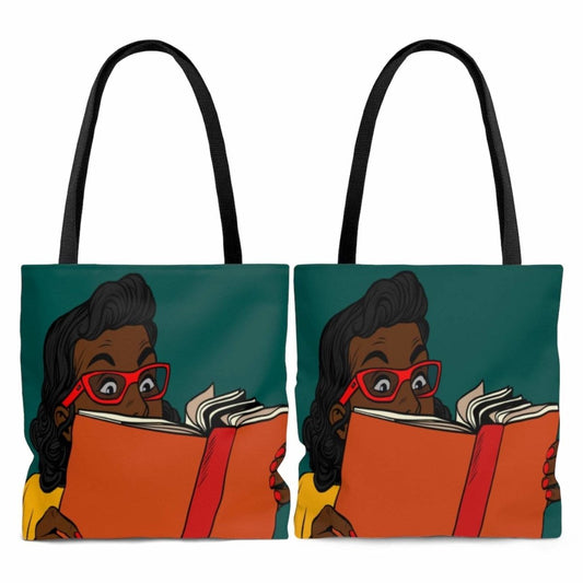 Reading Woman Tote Bag - The Trini Gee