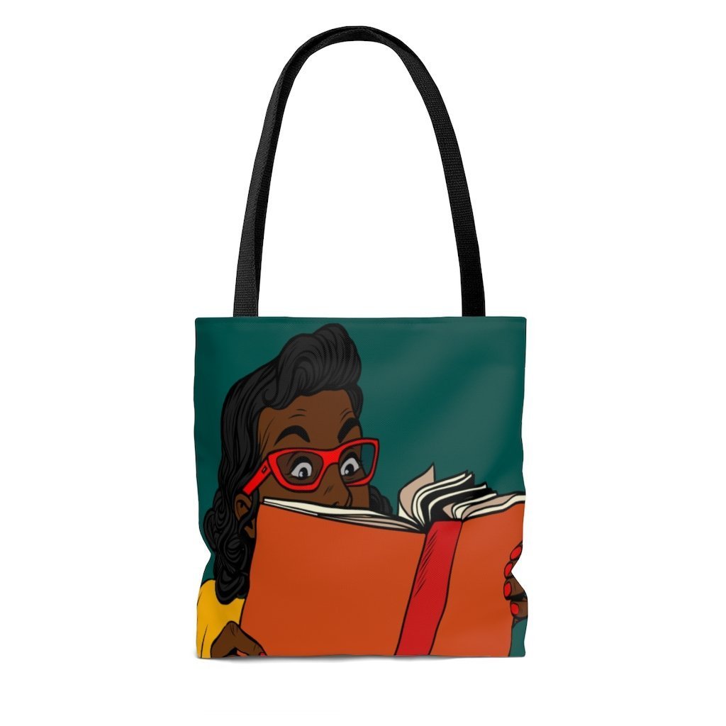 Reading Woman Tote Bag - The Trini Gee