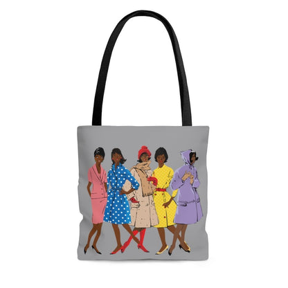 Retro Black Women Tote Bag - The Trini Gee