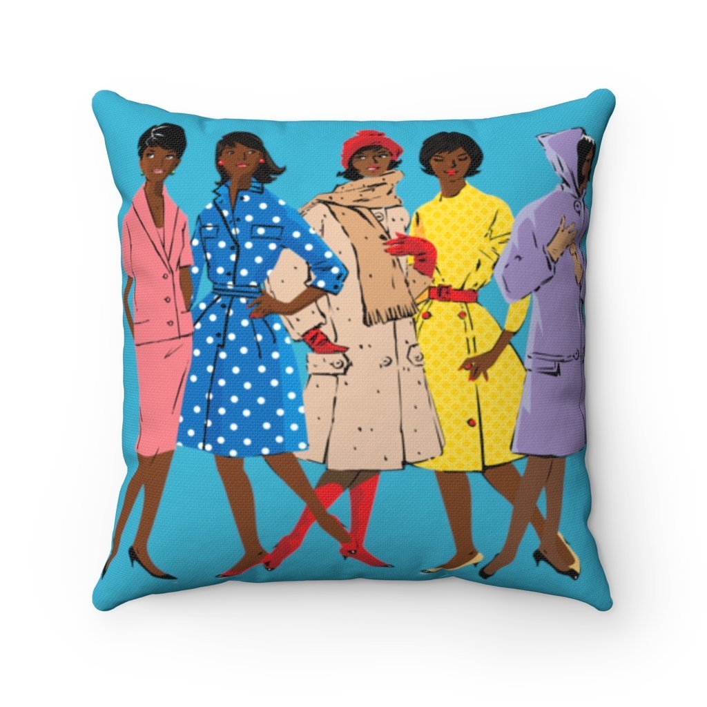 Retro Women Pillow - The Trini Gee