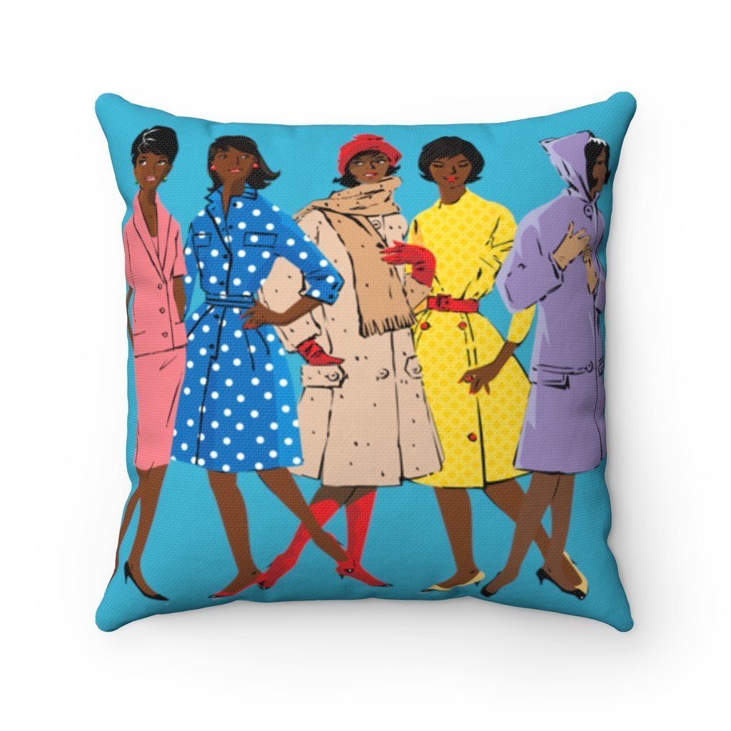 Retro Women Pillow - The Trini Gee