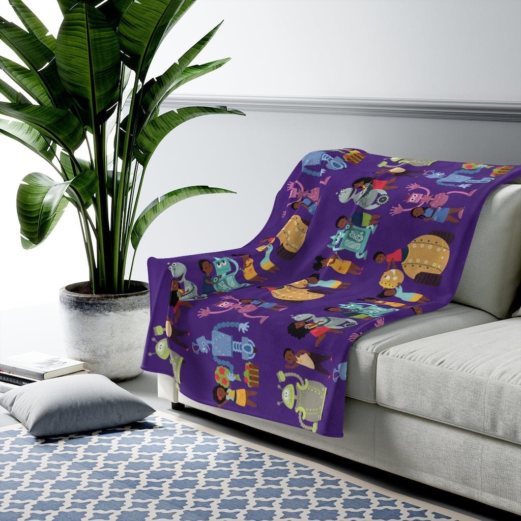 Robots Kids Robotics Blanket - The Trini Gee