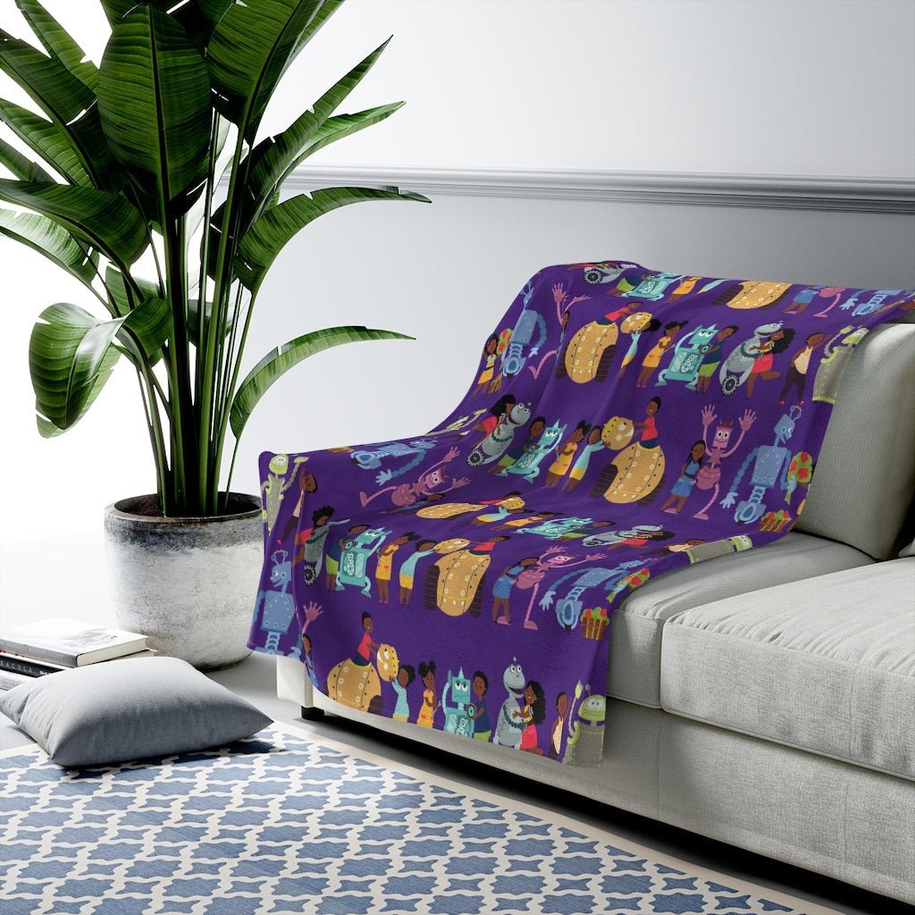 Robots Kids Robotics Blanket - The Trini Gee