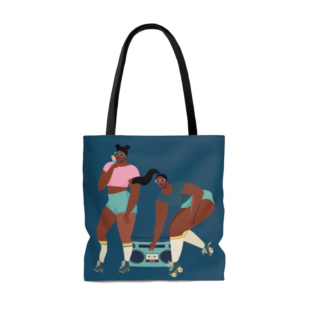 Roller Girls Tote Bag - The Trini Gee