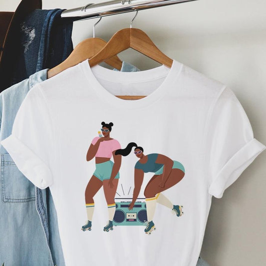 Roller Skate Girls Shirt - The Trini Gee