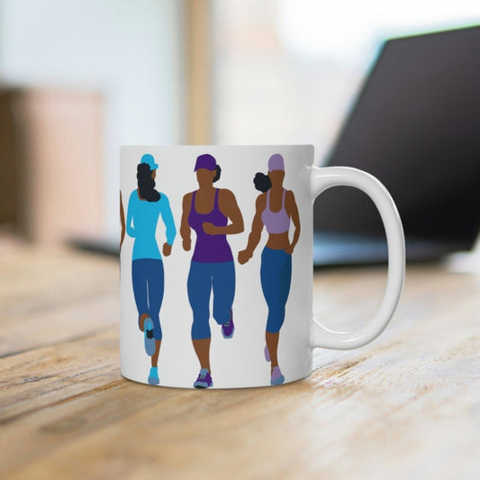 Running Woman Mug - The Trini Gee