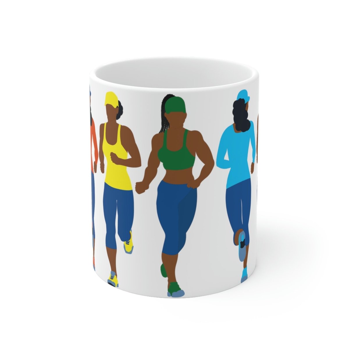 Running Woman Mug - The Trini Gee