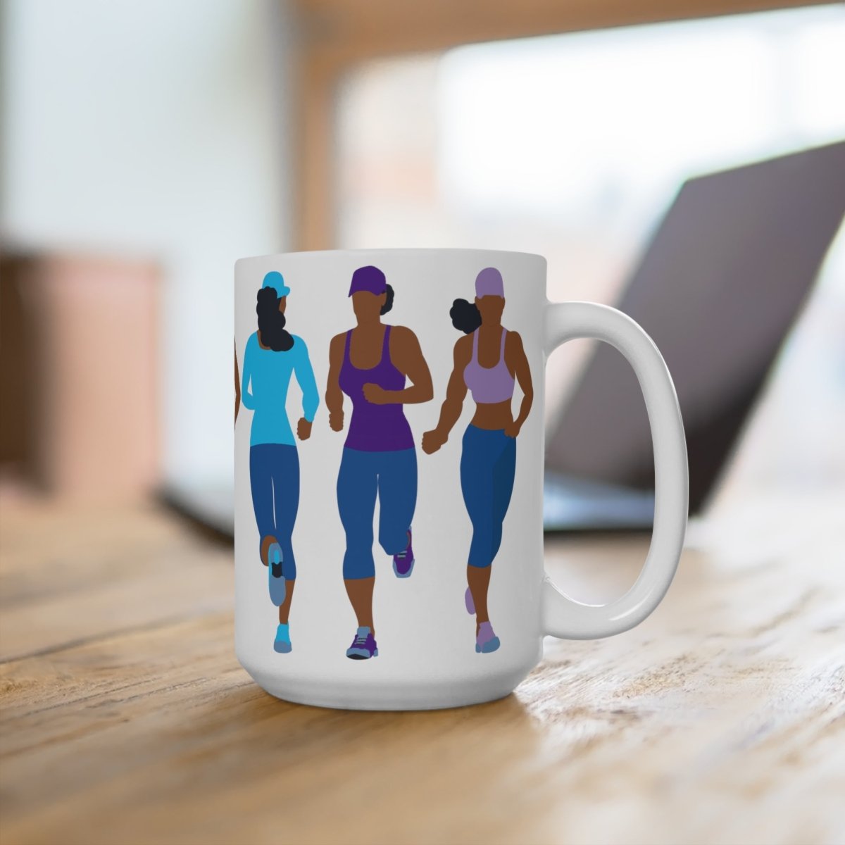 Running Woman Mug - The Trini Gee