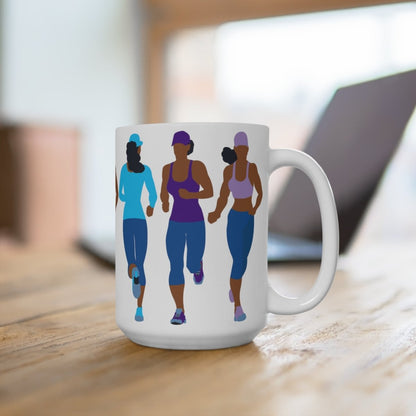 Running Woman Mug - The Trini Gee