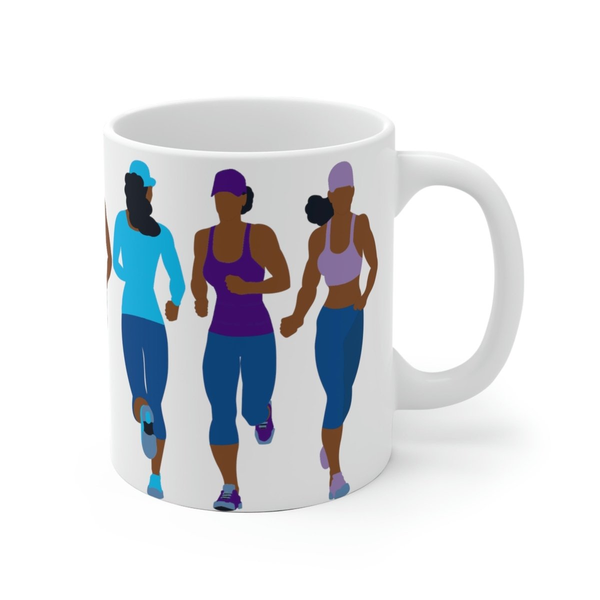 Running Woman Mug - The Trini Gee