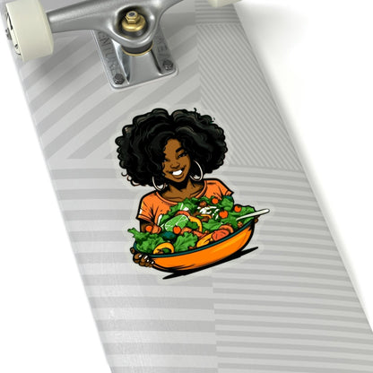 Salad Girl Sticker - The Trini Gee