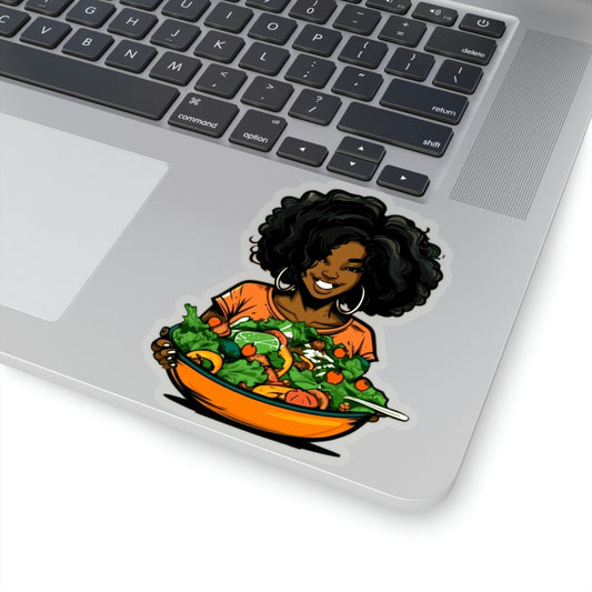 Salad Girl Sticker - The Trini Gee