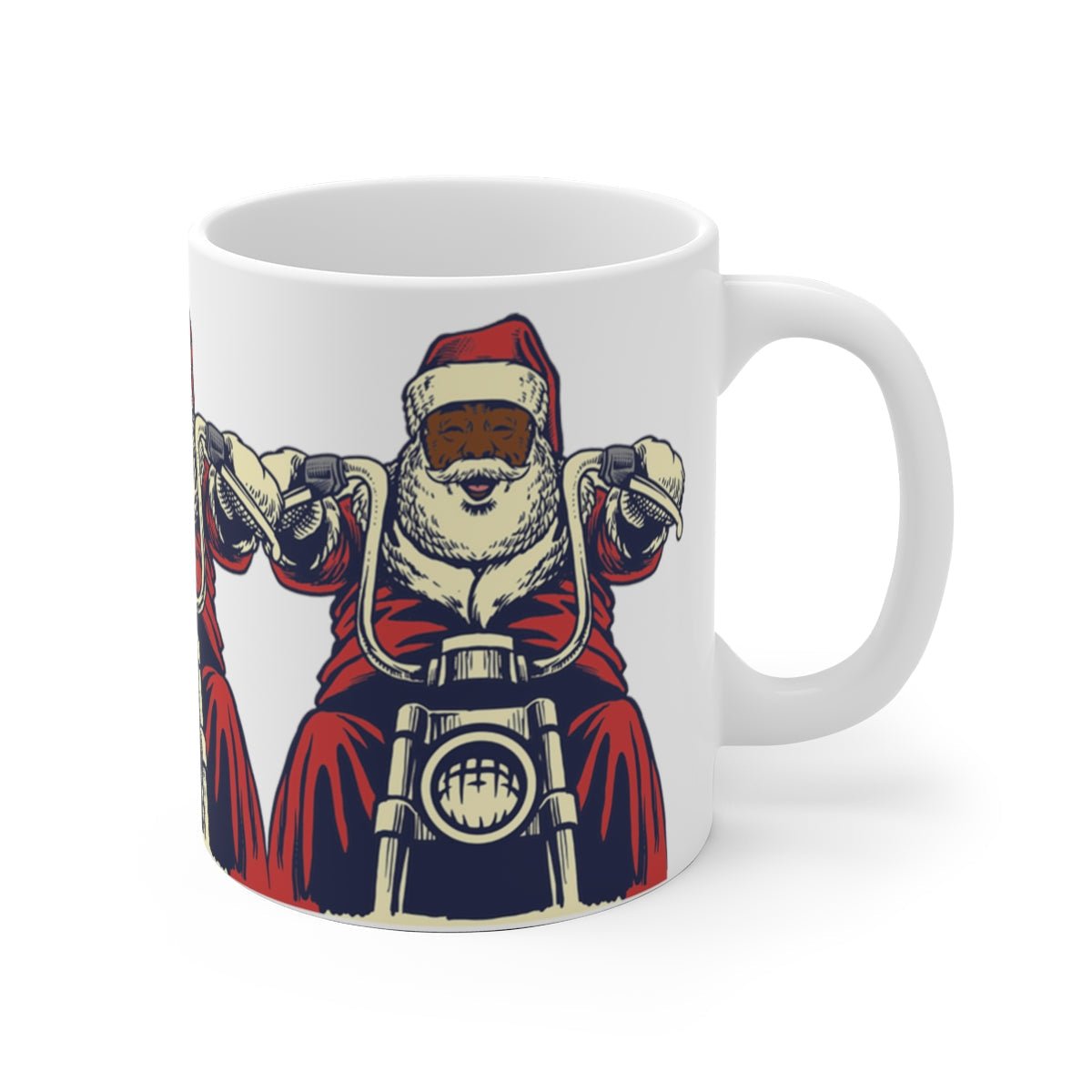 Santa Motorcycle Mug - The Trini Gee