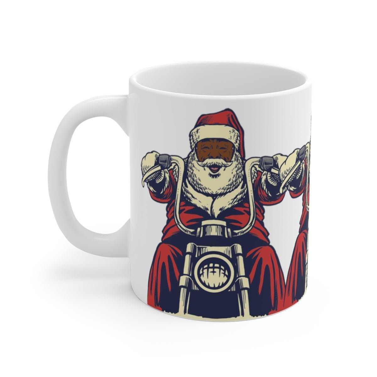 Santa Motorcycle Mug - The Trini Gee