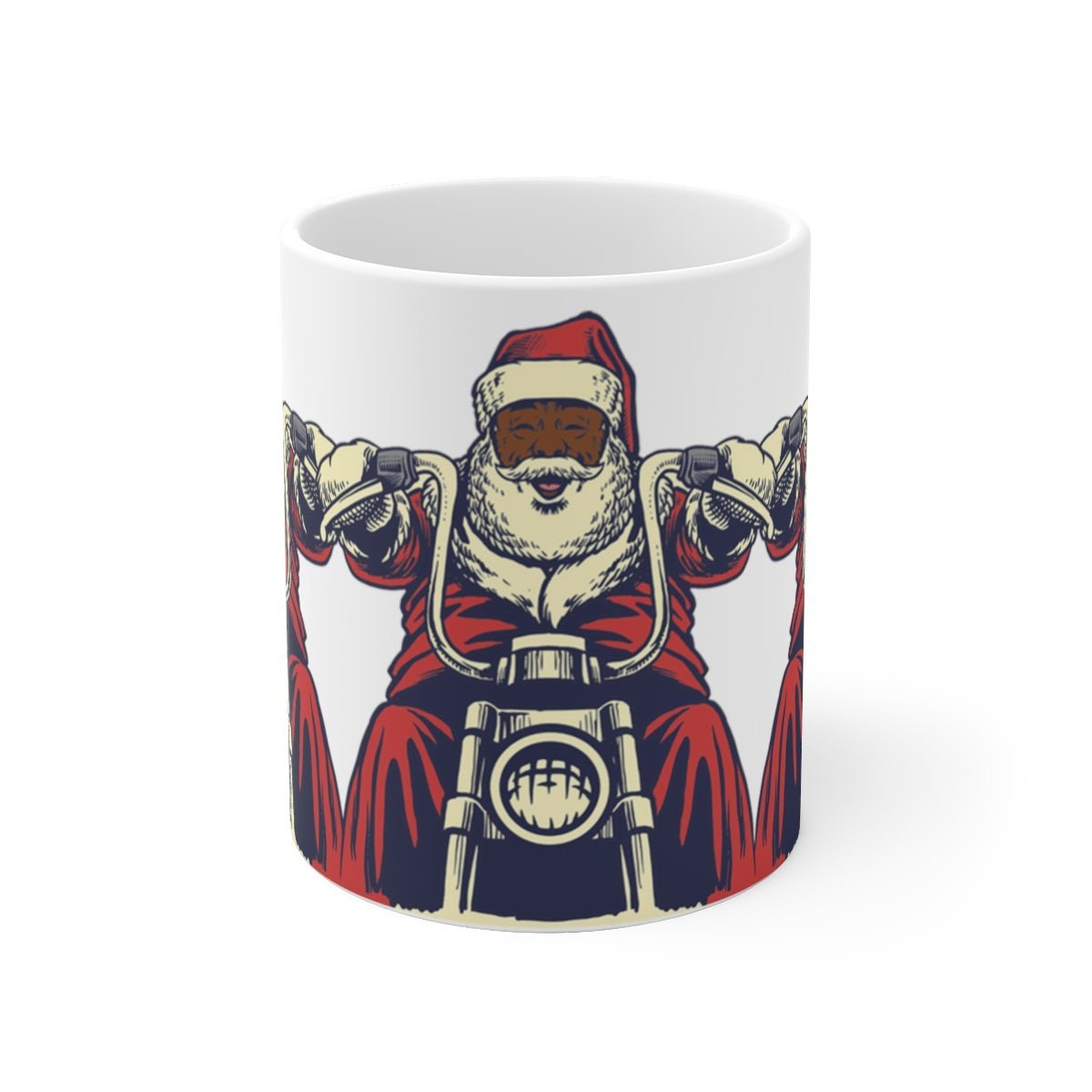Santa Motorcycle Mug - The Trini Gee