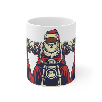 Santa Motorcycle Mug - The Trini Gee