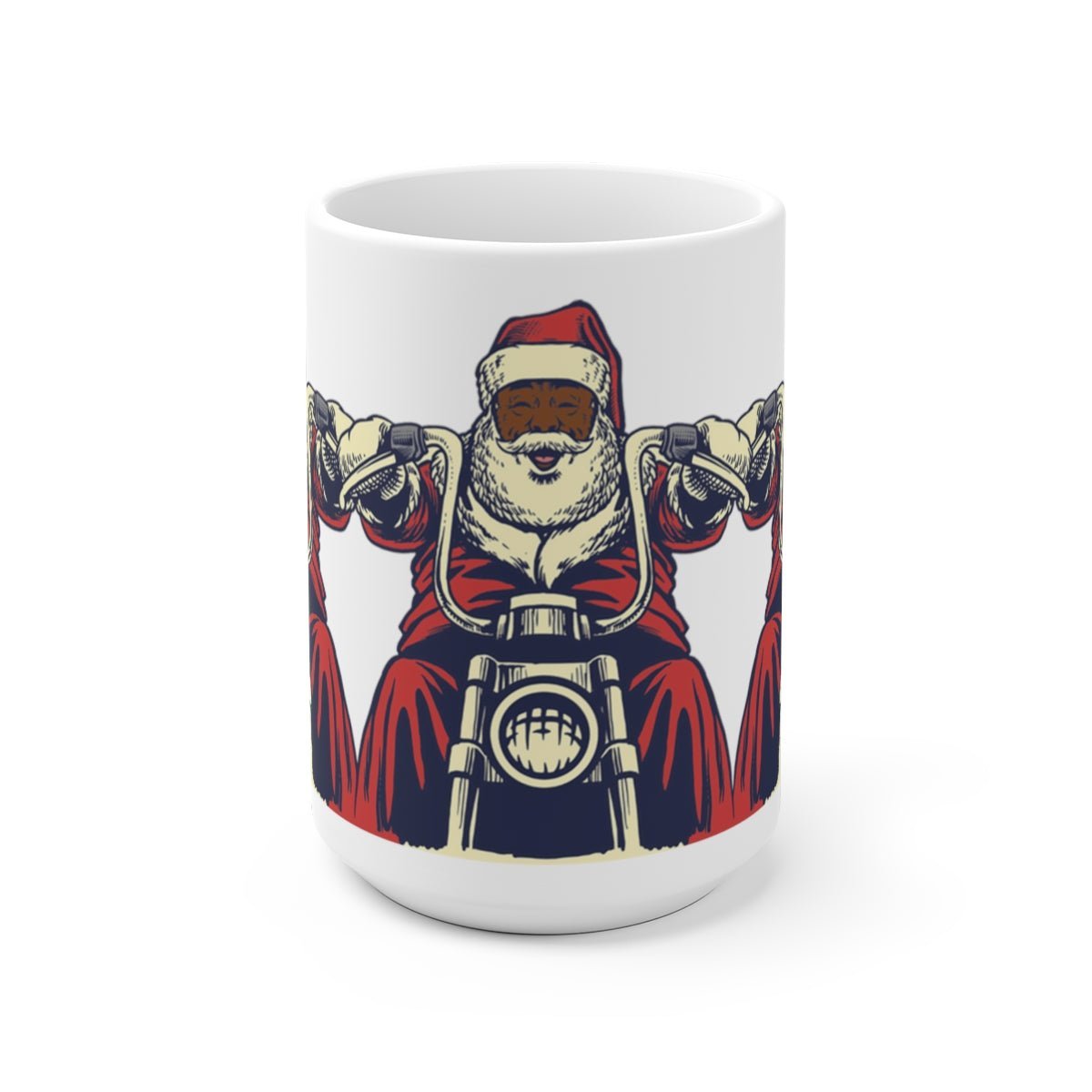 Santa Motorcycle Mug - The Trini Gee