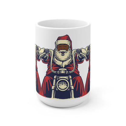 Santa Motorcycle Mug - The Trini Gee