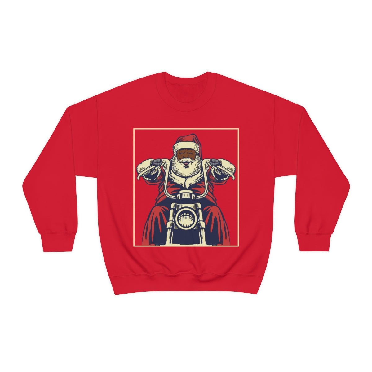 Santa Motorcycle Sweatshirt - The Trini Gee