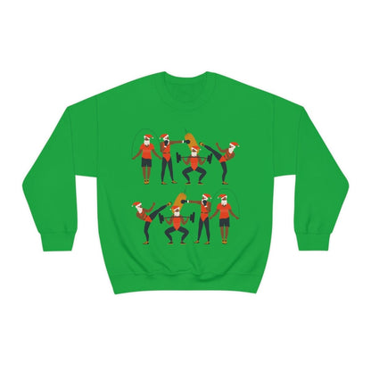 Santa Workout Sweatshirt - The Trini Gee