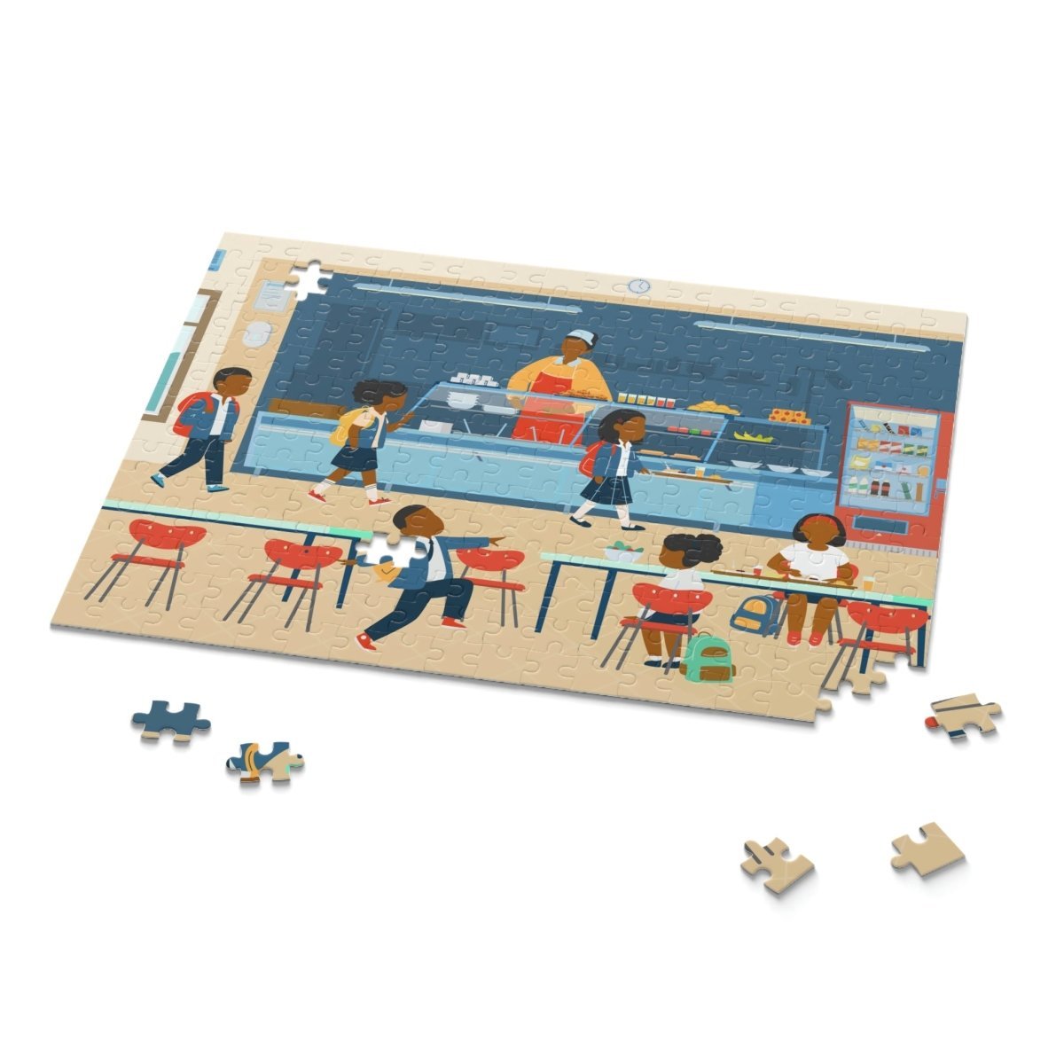 School Lunch Puzzle - The Trini Gee