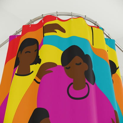 Sistas Support Shower Curtain - The Trini Gee