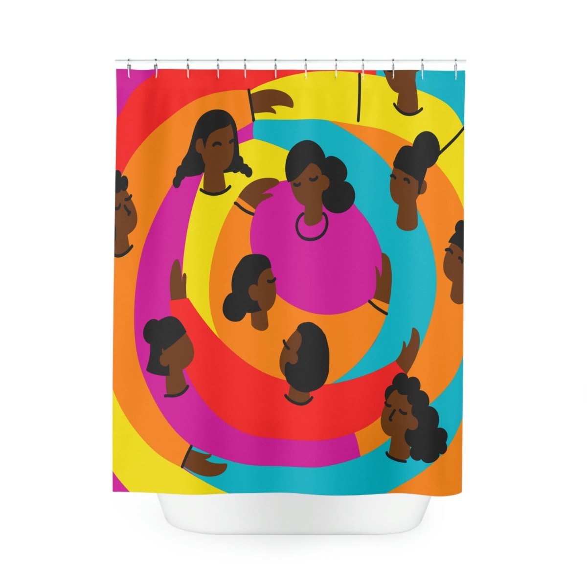 Sistas Support Shower Curtain - The Trini Gee