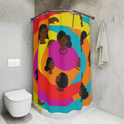 Sistas Support Shower Curtain - The Trini Gee