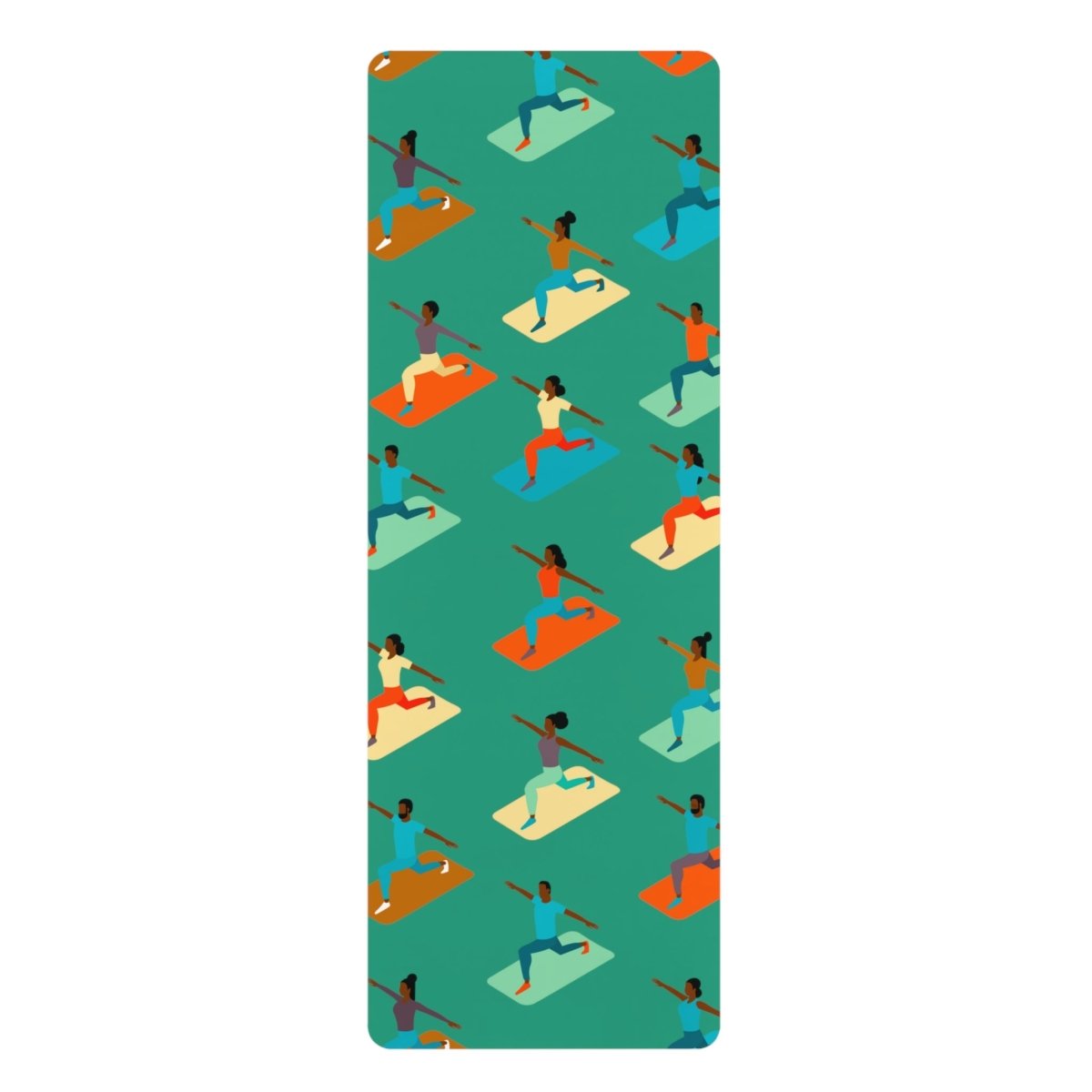 Stretch & Pose Yoga Mat - Afrocentric Art by The Trini Gee