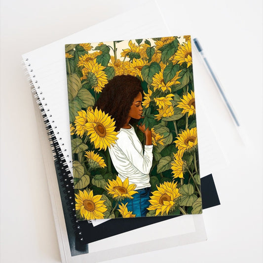 Sunflower Journal - Afrocentric Art by The Trini Gee