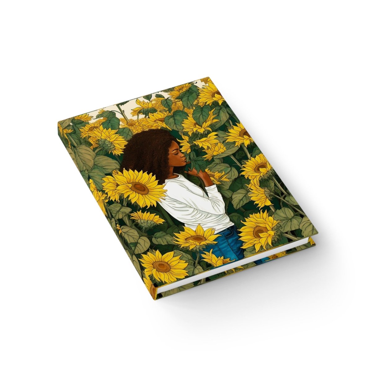 Sunflower Journal - Afrocentric Art by The Trini Gee