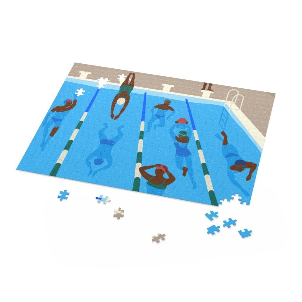 Swimmers Puzzle - The Trini Gee