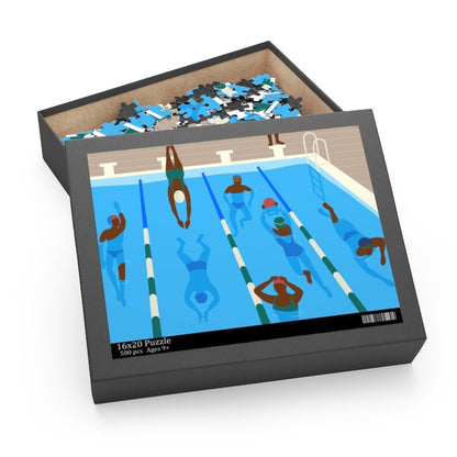 Swimmers Puzzle - The Trini Gee