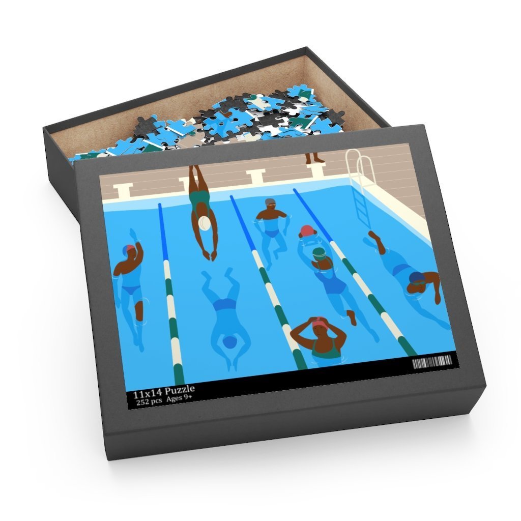 Swimmers Puzzle - The Trini Gee