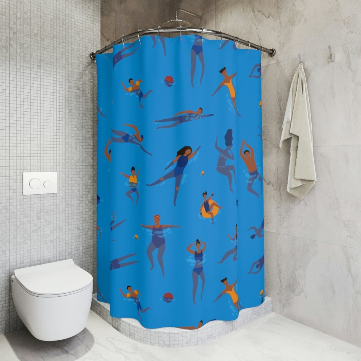 Swimmers Shower Curtain - The Trini Gee
