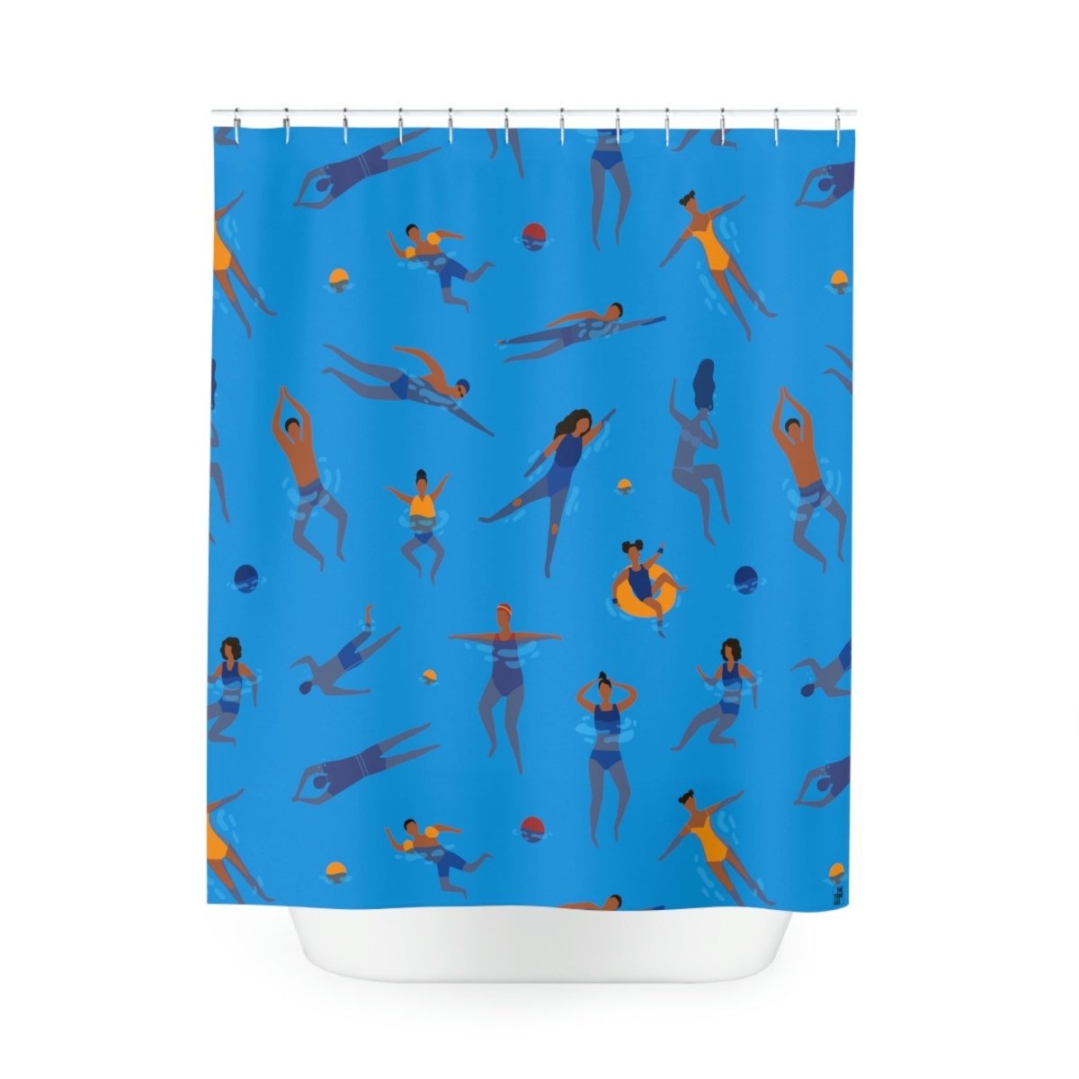 Swimmers Shower Curtain - The Trini Gee