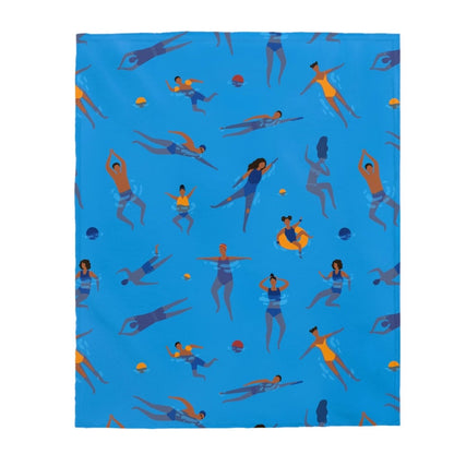Swimmers Throw Blanket - The Trini Gee