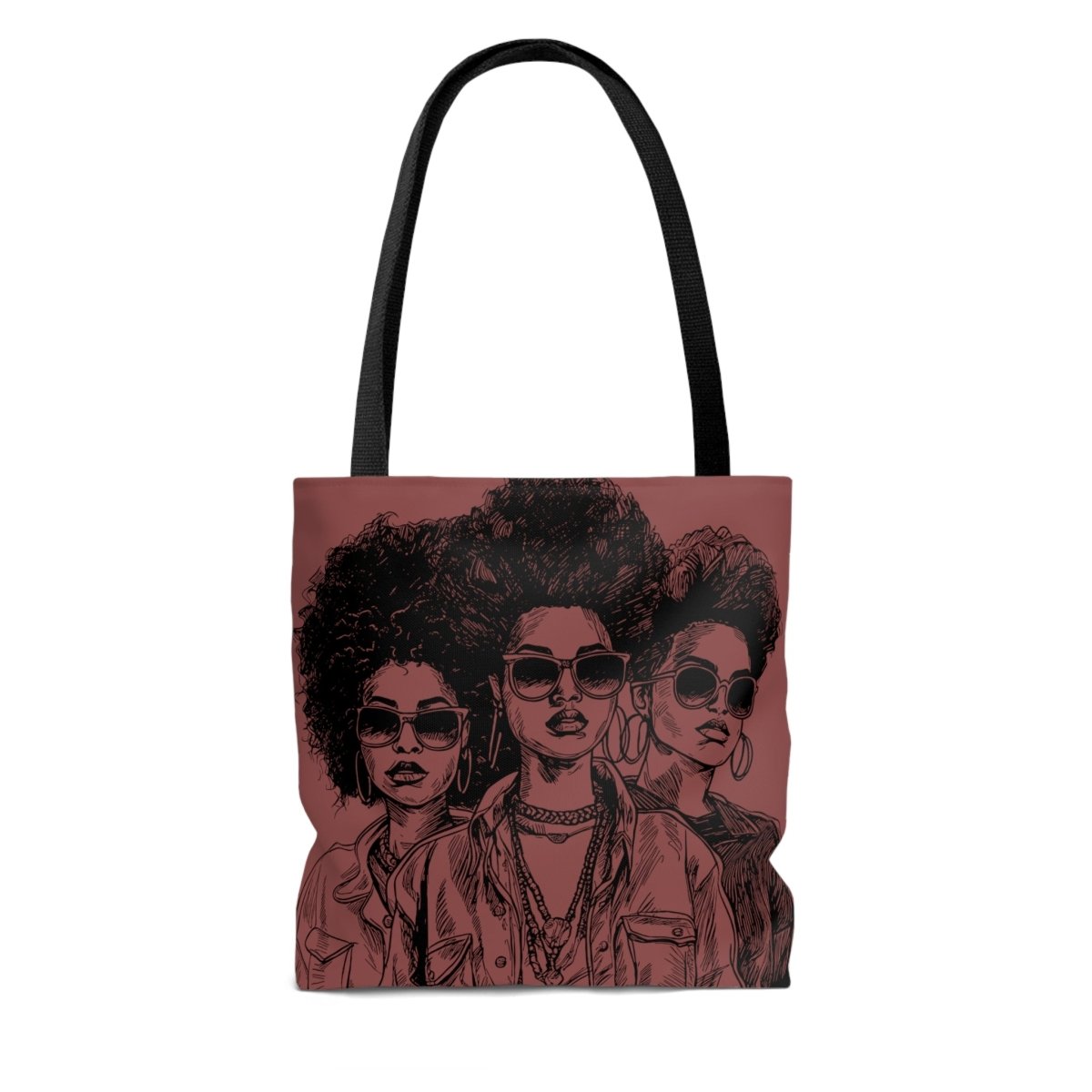 Trendy Women Tote Bag - Afrocentric Art by The Trini Gee