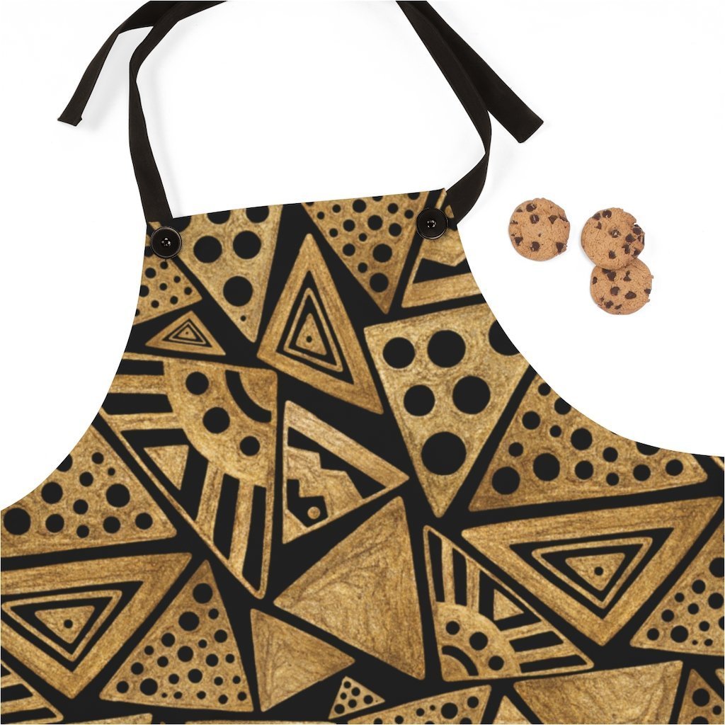 Tribal Triangles Apron - The Trini Gee