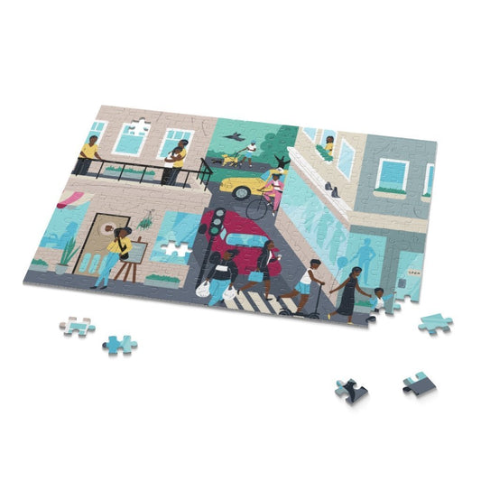 Urban Street Scene Puzzle - The Trini Gee