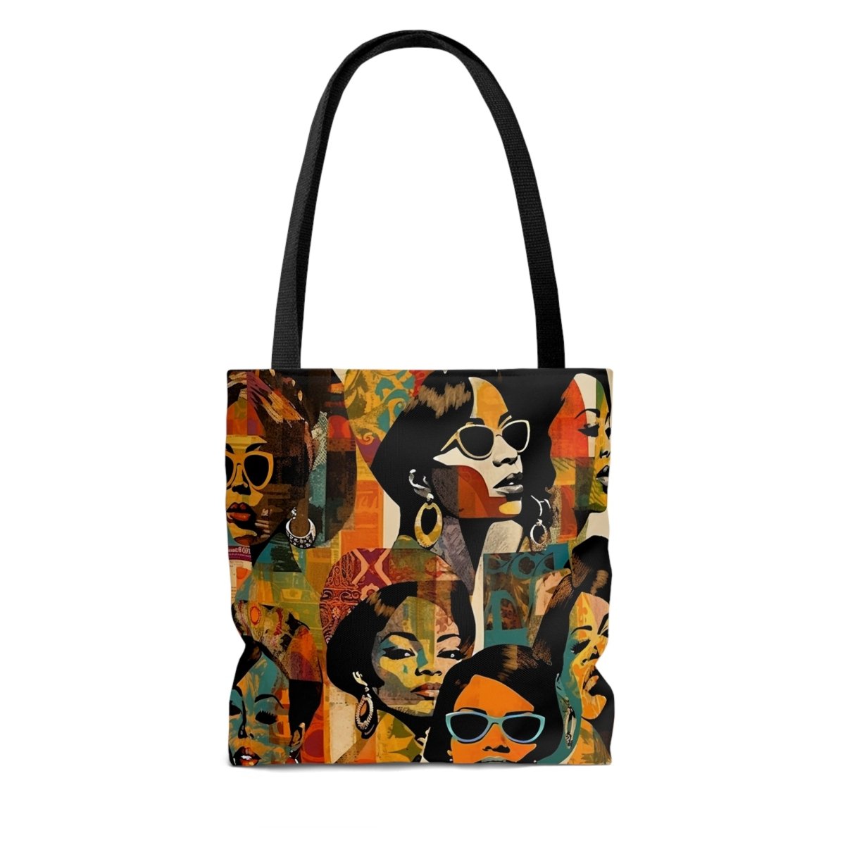 Vintage Collage Tote Bag - Afrocentric Art by The Trini Gee