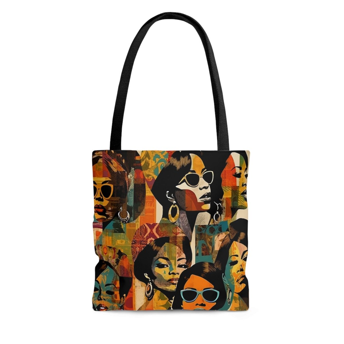 Vintage Collage Tote Bag - Afrocentric Art by The Trini Gee