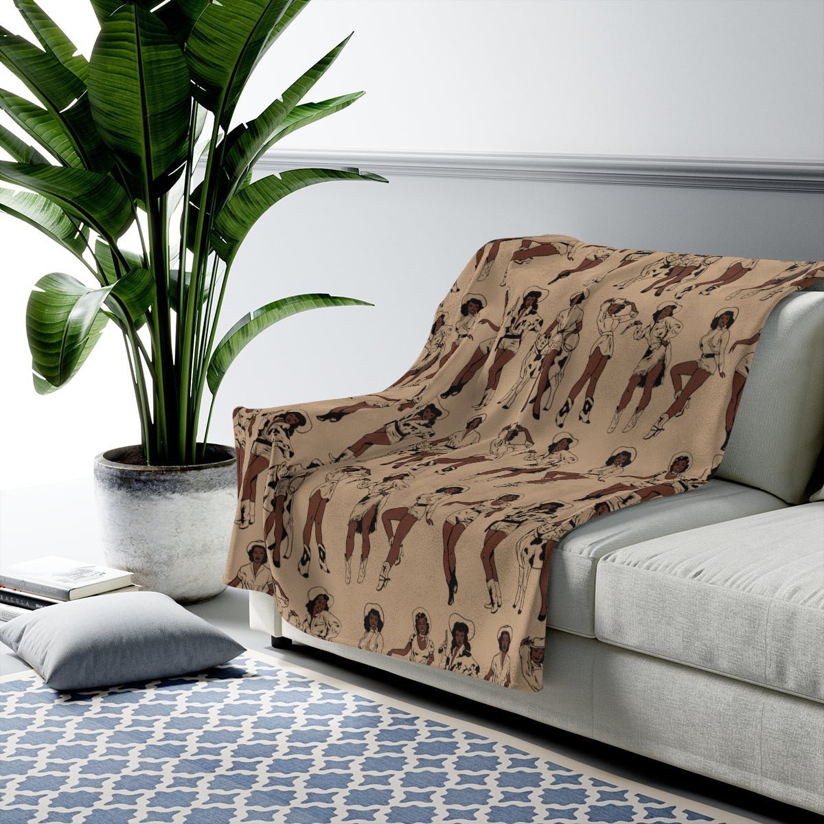 Vintage Cowgirls Blanket - The Trini Gee