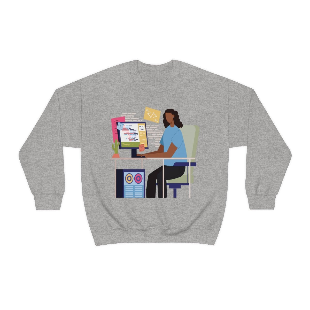 Woman in Tech Sweatshirt - The Trini Gee