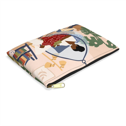 Woman Reading Pouch - The Trini Gee