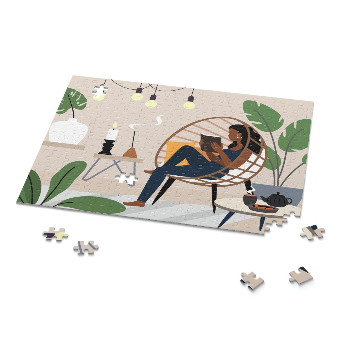 Woman Relaxing Puzzle - The Trini Gee