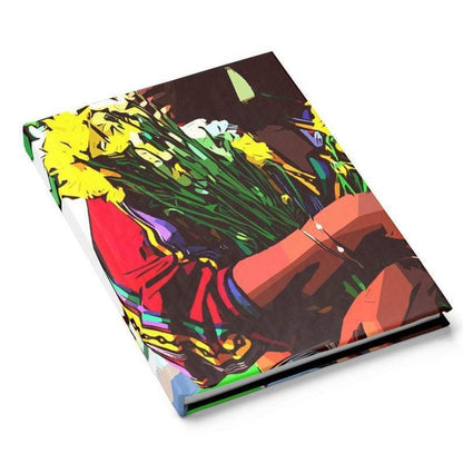 Black Girl with Flowers Journal - The Trini Gee